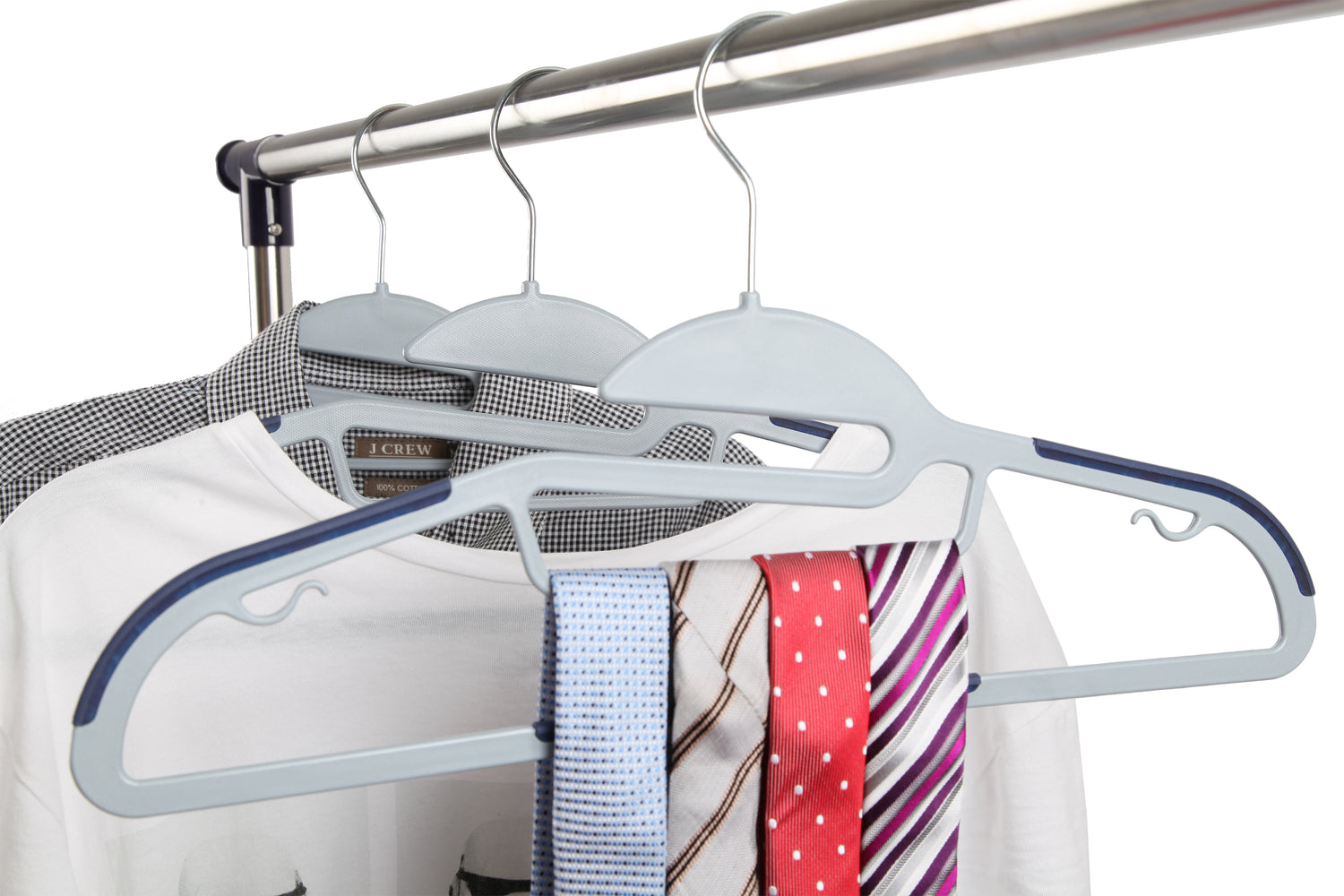 Plastic Clothes Hangers, Hangers Non-Slip Clothes Hanger Hook For Pants,  Dress, Jacket at Rs 23 | Singanpore | Surat | ID: 2850493028362
